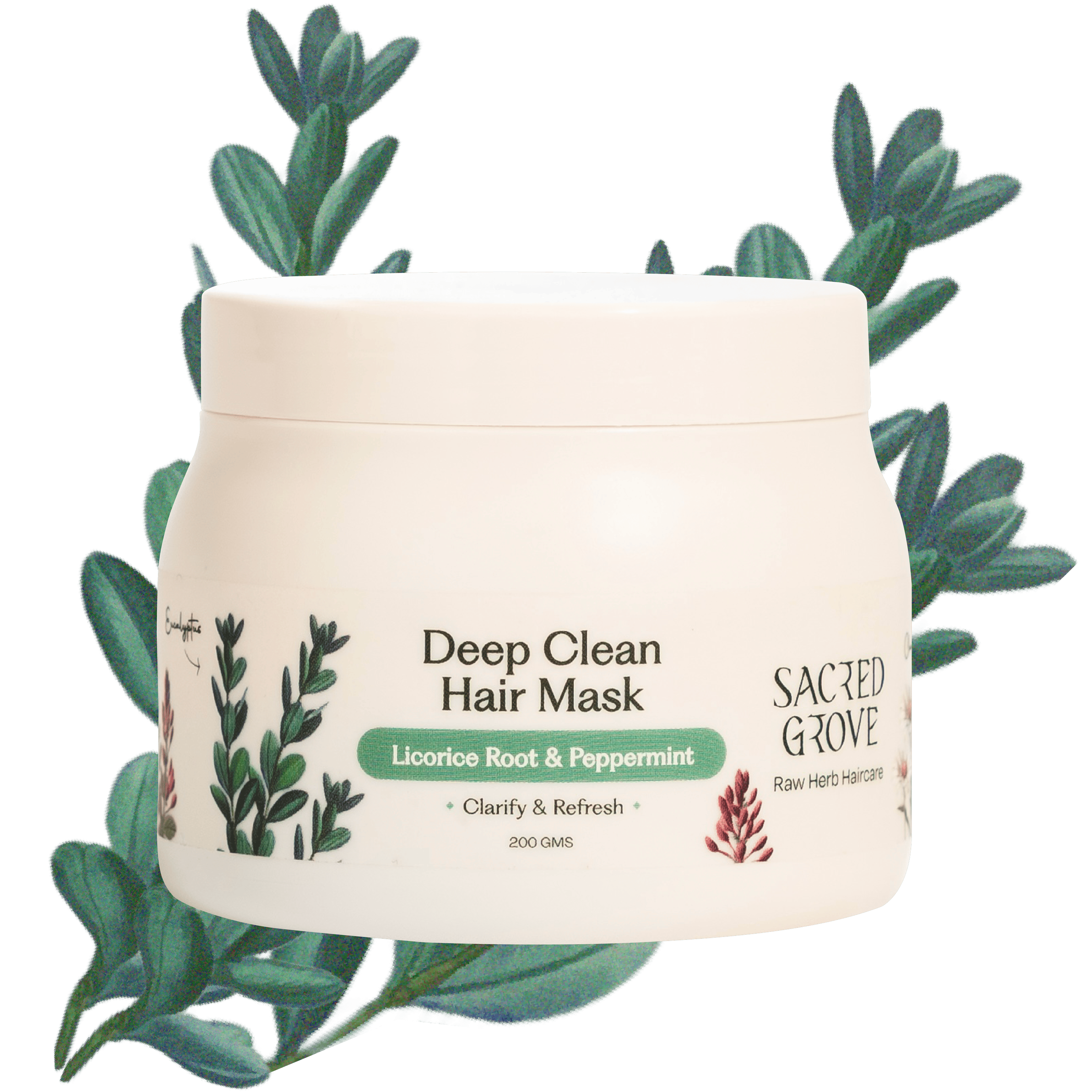 Sacred Grove Licorice & Peppermint Deep Clean Scalp Mask | Grocsy