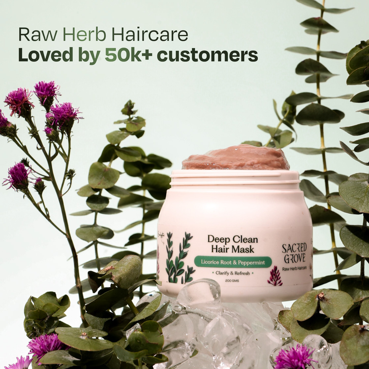 Sacred Grove Licorice & Peppermint Deep Clean Scalp Mask | Grocsy