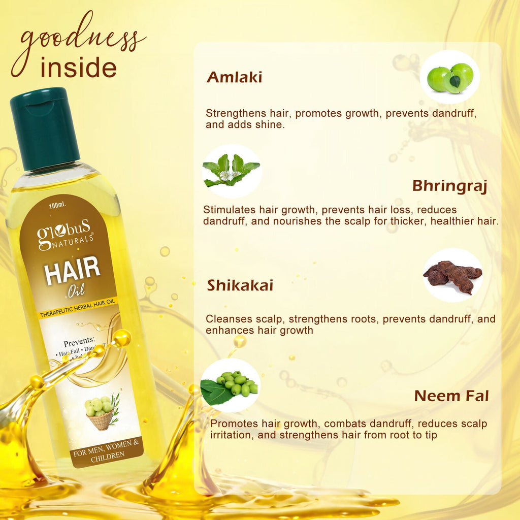 Globus Naturals Anti Dandruff Hair Oil | Grocsy