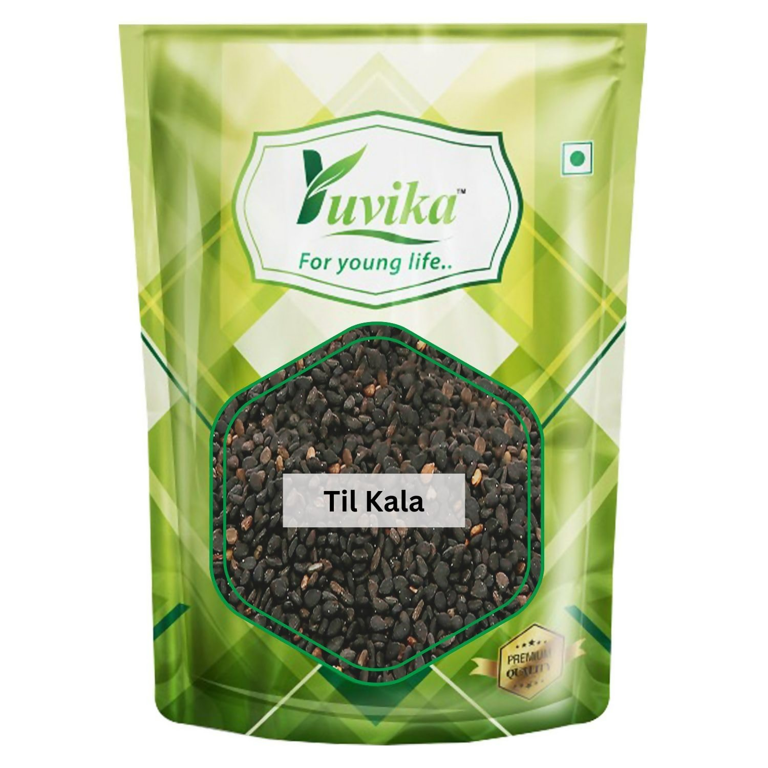 Yuvika Til Kala - Sesamum Indicum - Black Sesame Seeds | Grocsy