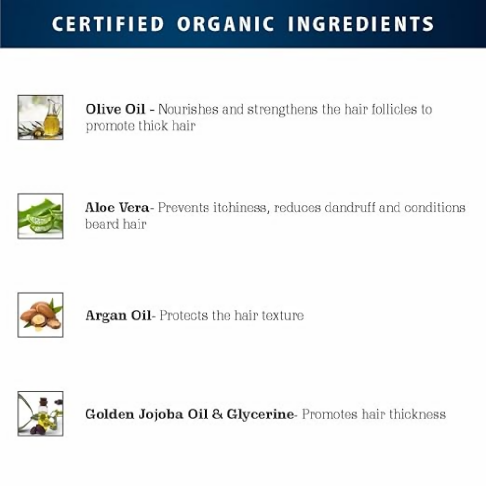 Amazing Earth Certified Organic Beard Growth Oil | Grocsy