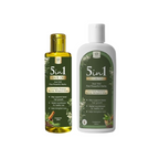 Al Masnoon 5-in-1 Herbal Shampoo & Hair Oil Combo | Grocsy