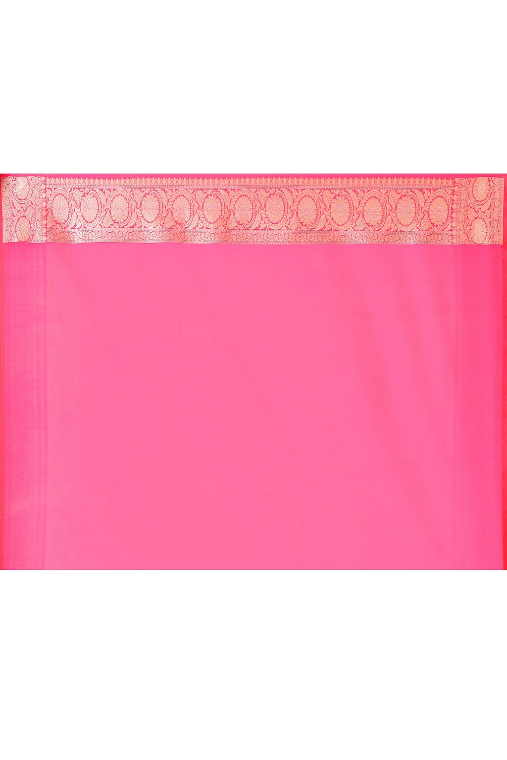 Joban Fashion Hot Pink Soft Pure Handloom Banarasi Silk Saree | Grocsy