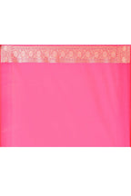 Joban Fashion Hot Pink Soft Pure Handloom Banarasi Silk Saree | Grocsy