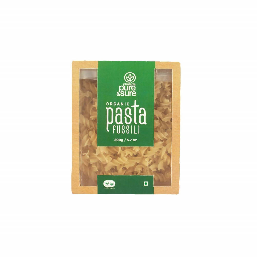 Pure & Sure Organic Pasta Fussili | Grocsy