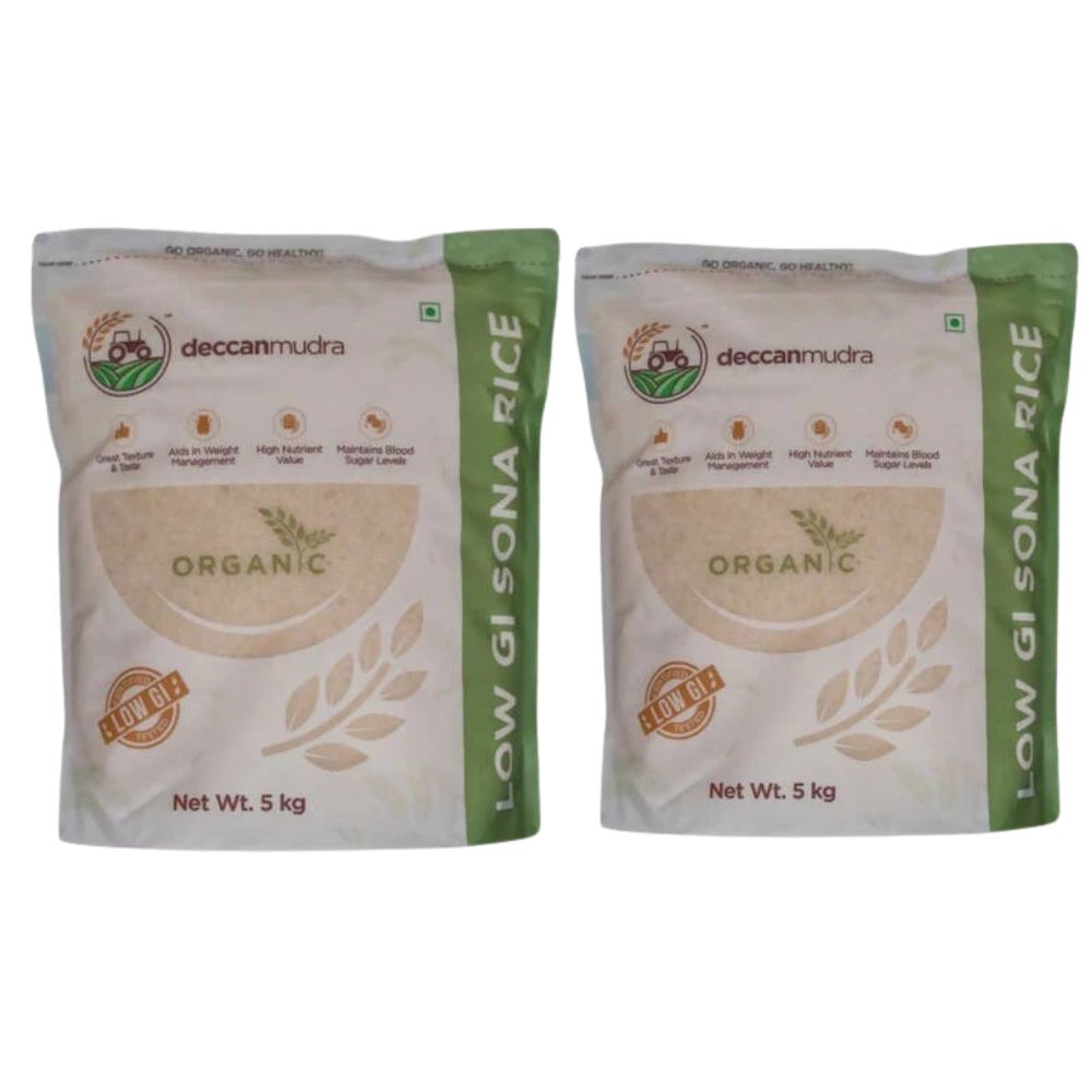 Deccanmudra Organic Telangana Sona Rice | Grocsy