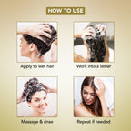 Botanic Hearth Defrizz & Repair Shampoo with Coconut Oil & Peptides | Grocsy