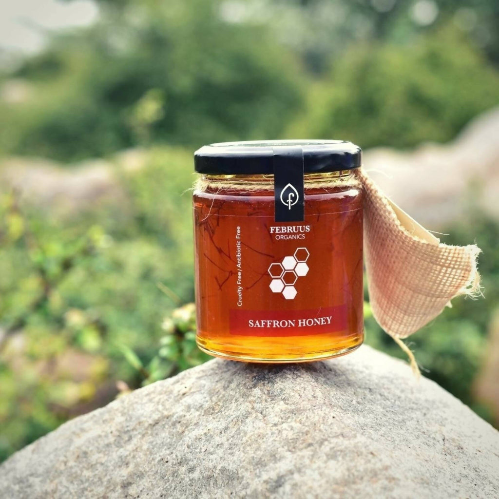 Februus Organics Pure Natural Saffron Honey | Grocsy