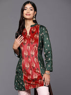 Ahalyaa Women's Traditional wear Tunic - Green | Grocsy