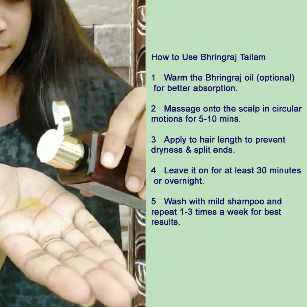 DevElixir Bhringraja Thailam Ayurvedic Hair Oil | Grocsy