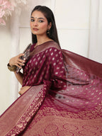 Shree Shyam Fashion Lichi Silk Green Saree | Grocsy
