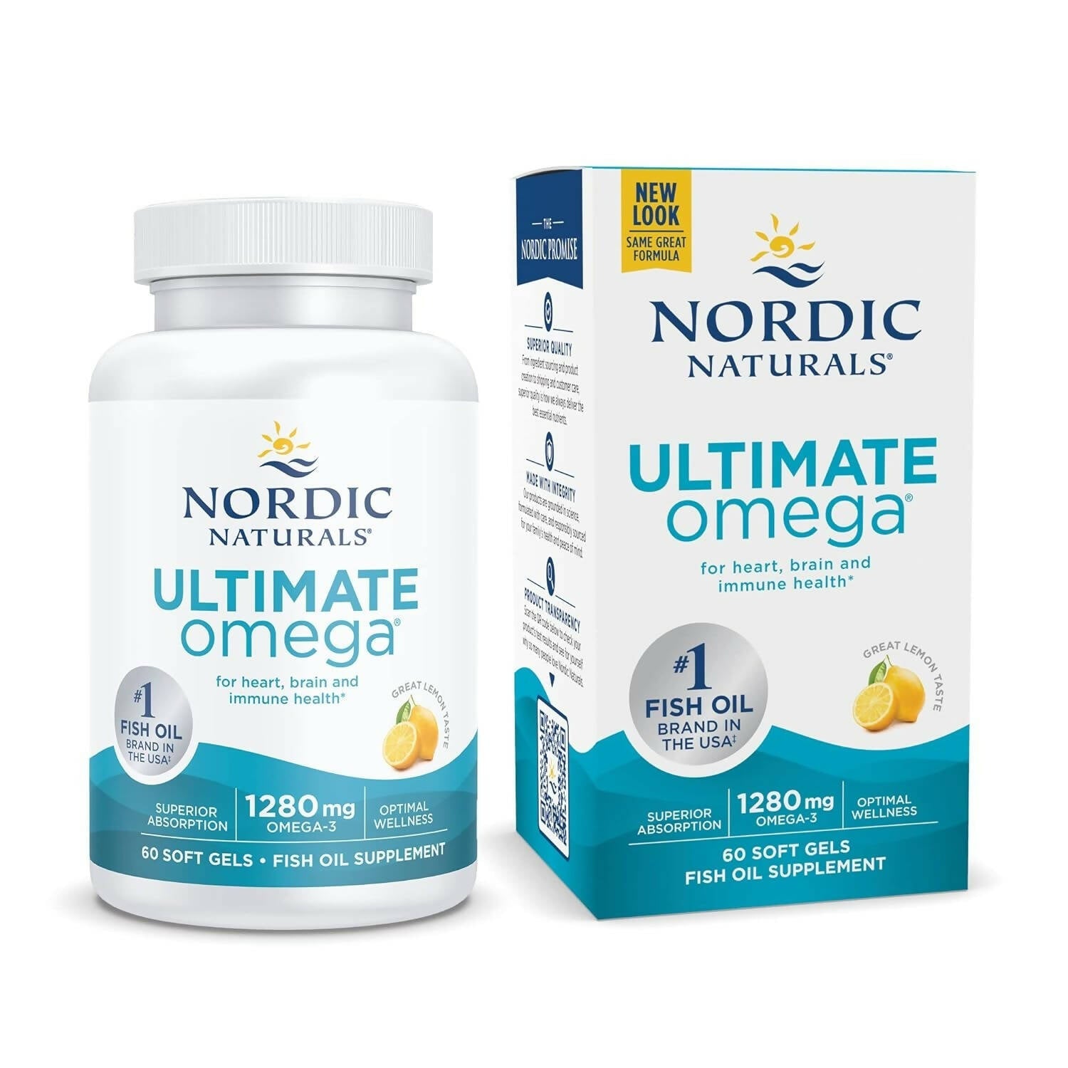 Nordic Naturals Ultimate Omega 3 Fish Oil Softgels | Grocsy