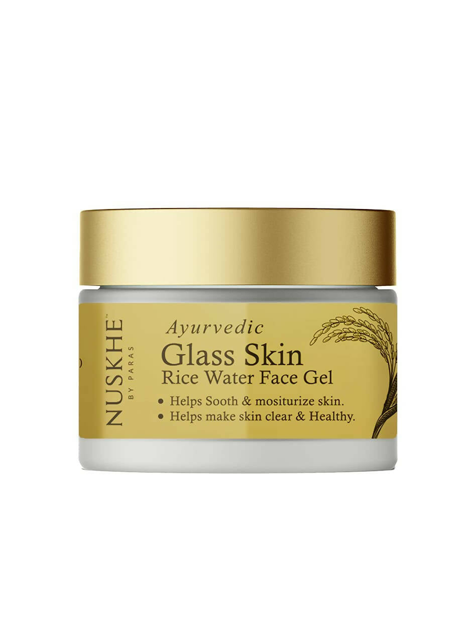 Nuskhe By Paras Ayurvedic Glass Skin Rice Water Face Gel | Grocsy