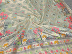 Teeya Creation New Latest Trendy Wedding Wear Pashmina Silk Saree-Light_Green | Grocsy