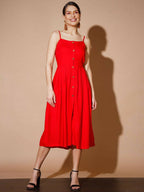 Myshka Women Multi Solid Dresses | Grocsy