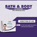Healthvit Bath And Body Glutathione Skin Lightening Soap | Grocsy