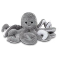 Webby Giant Realistic Stuffed Octopus Animals Soft Plush Toy-Grey | Grocsy