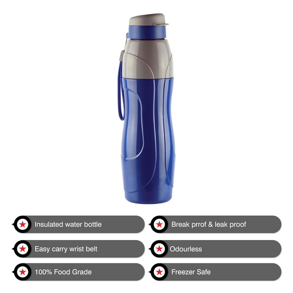 Cello Puro Sports 900 Plastic Water Bottle Set | Grocsy