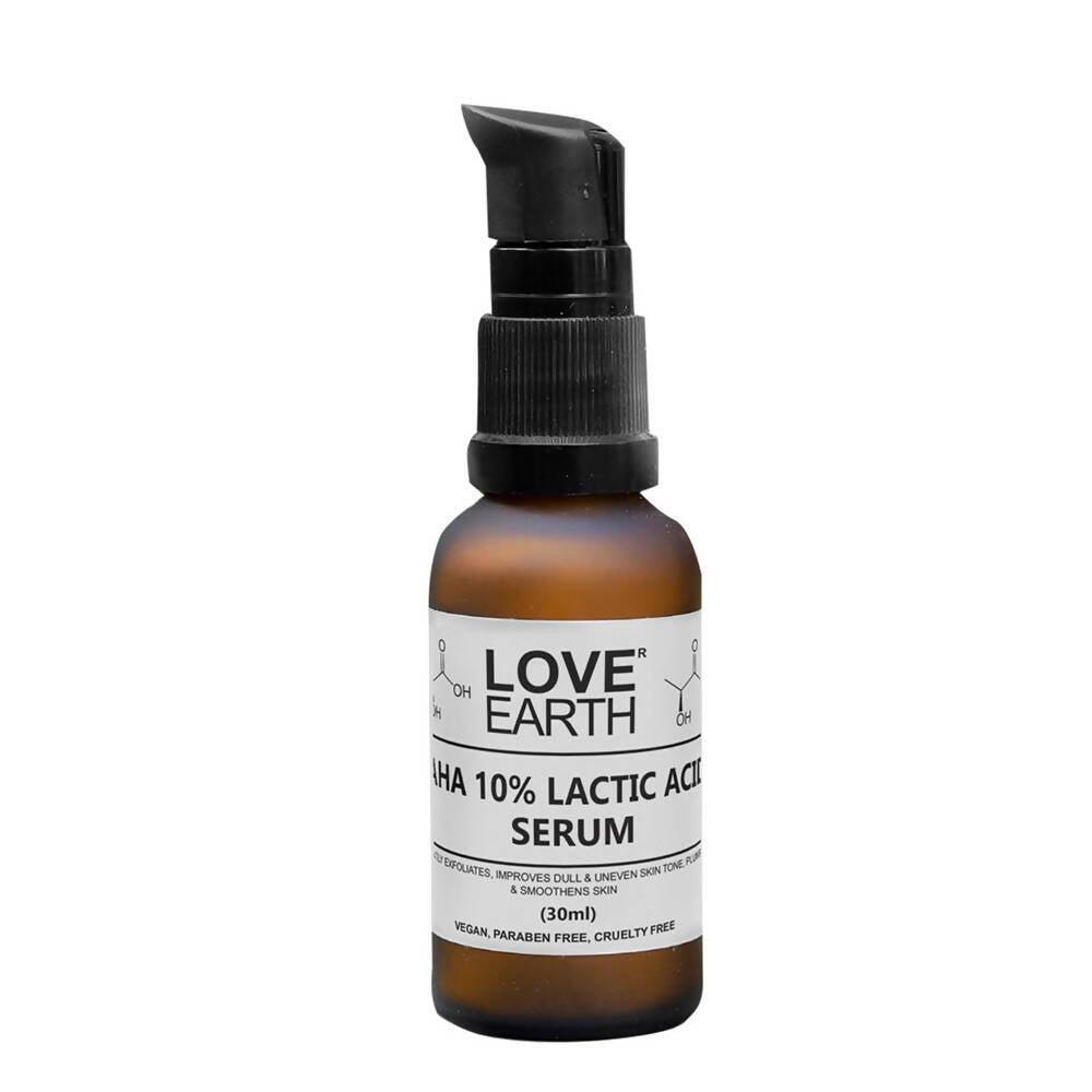 Love Earth AHA 10% Lactic Acid Serum | Grocsy