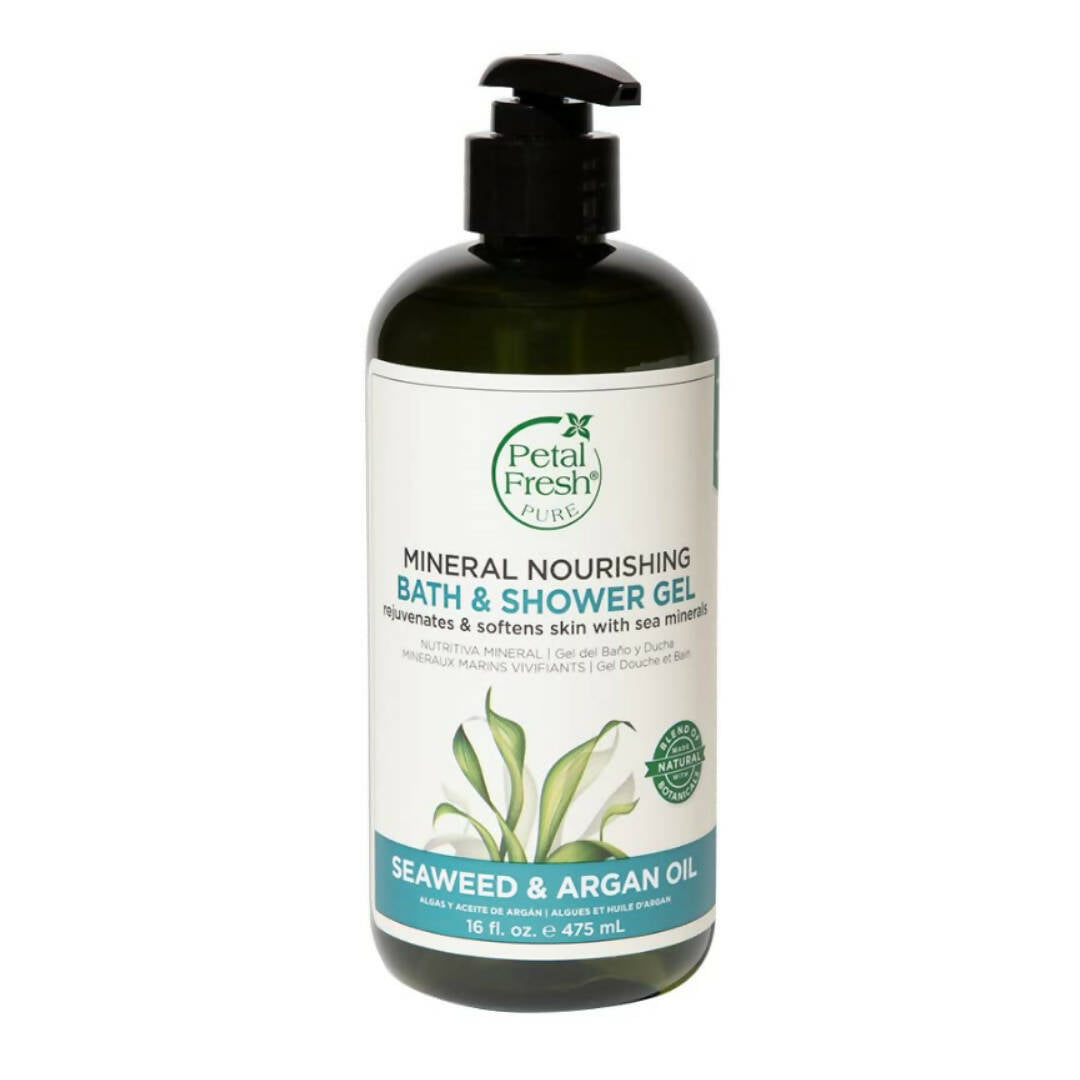 Petal Fresh Pure Nourishing Seaweed & Argan Oil Bath & Shower Gel | Grocsy