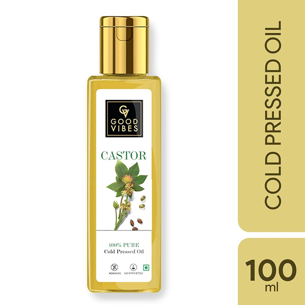 Good Vibes Castor 100% Pure Cold Pressed Oil For Hair & Skin | Grocsy