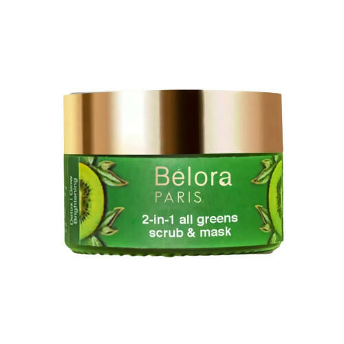 Belora Paris 2 in 1 All Greens Scrub & Mask | Grocsy