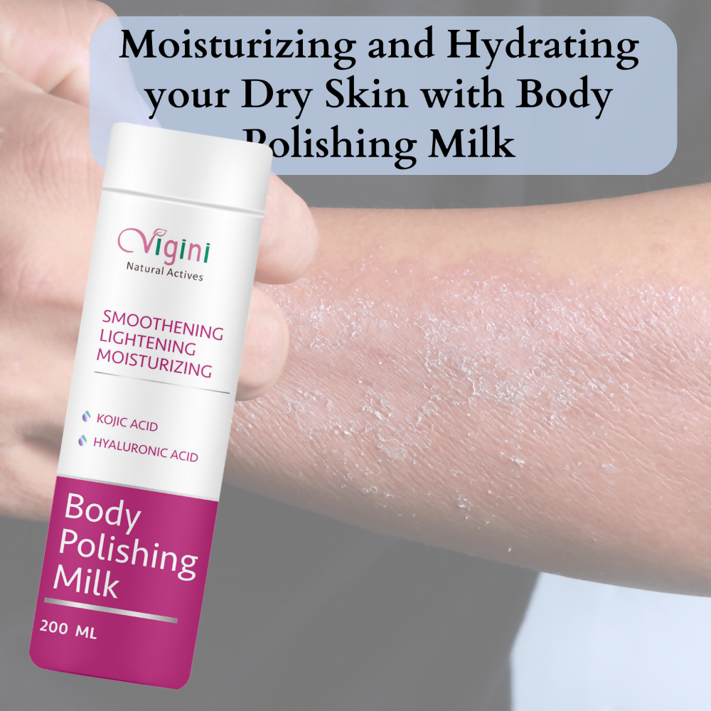 Vigini Skin Whitening Lightening Body Polishing Day Night Milk Lotion | Grocsy