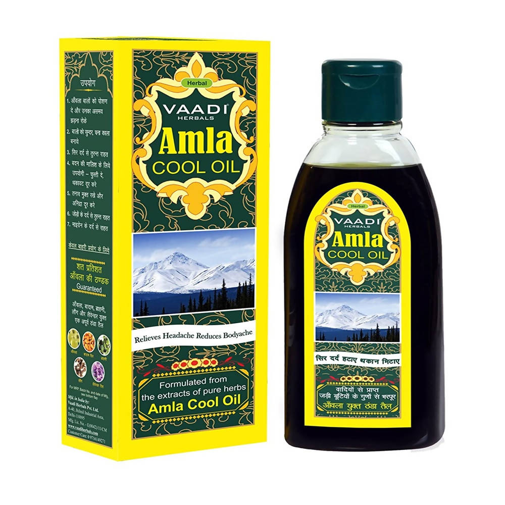 Vaadi Herbals Amla Cool Oil with Brahmi and Amla Extract | Grocsy