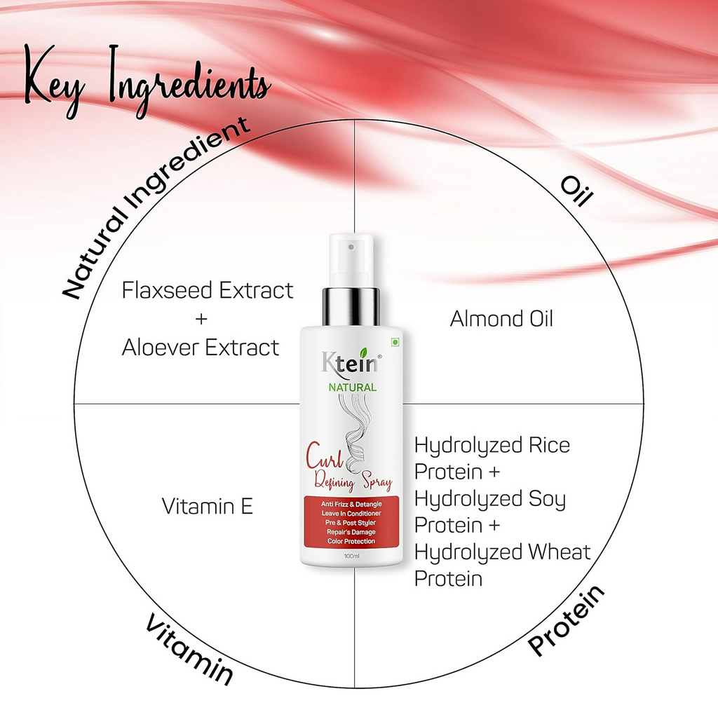Ktein Natural Curl Defining Spray | Grocsy