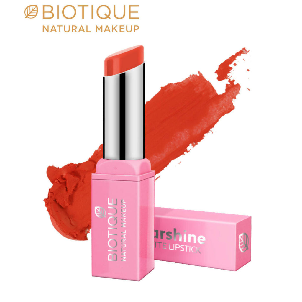 Biotique Starshine Matte Lipstick - Stupid Cupid | Grocsy