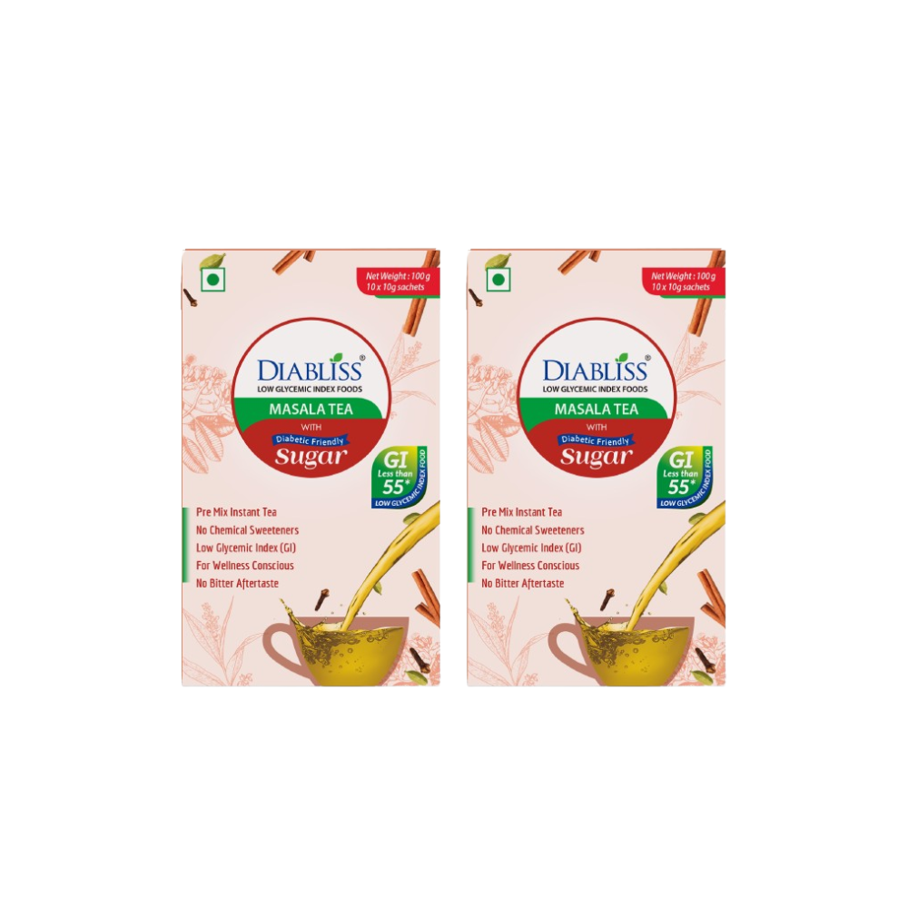 Diabliss Masala Tea With Herbal Extract Blend | Grocsy