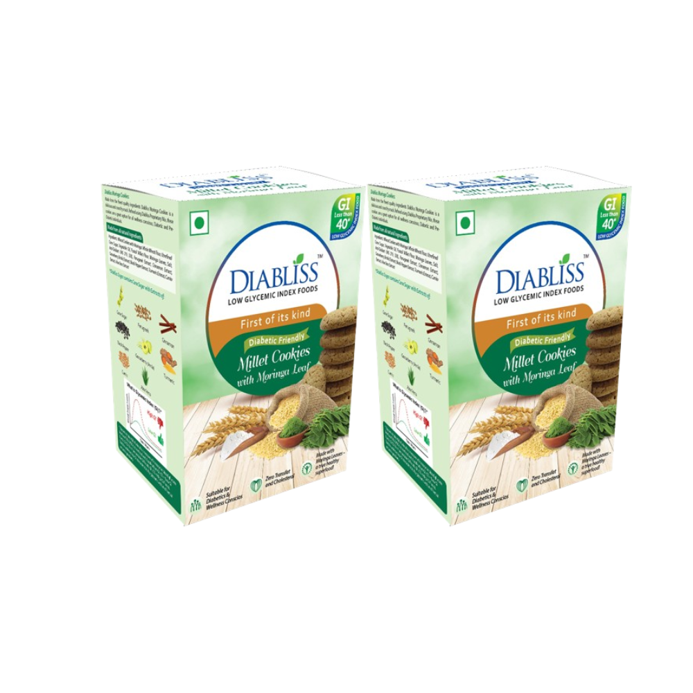 Diabliss Diabetic Friendly Millet Cookies With Moringa Leaf | Grocsy