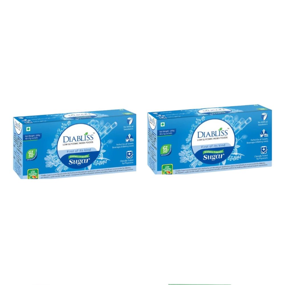 Diabliss Diabetic Friendly Sugar Sachets - Limited Time Offer | Grocsy