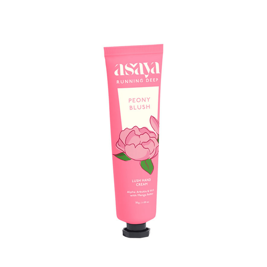 Asaya Peony Floral Hand Cream Softens Dry, Rough Hands For Men & Women | Grocsy