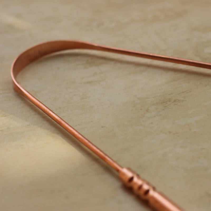 Kalya Shastra Copper Tongue Cleaner | Grocsy