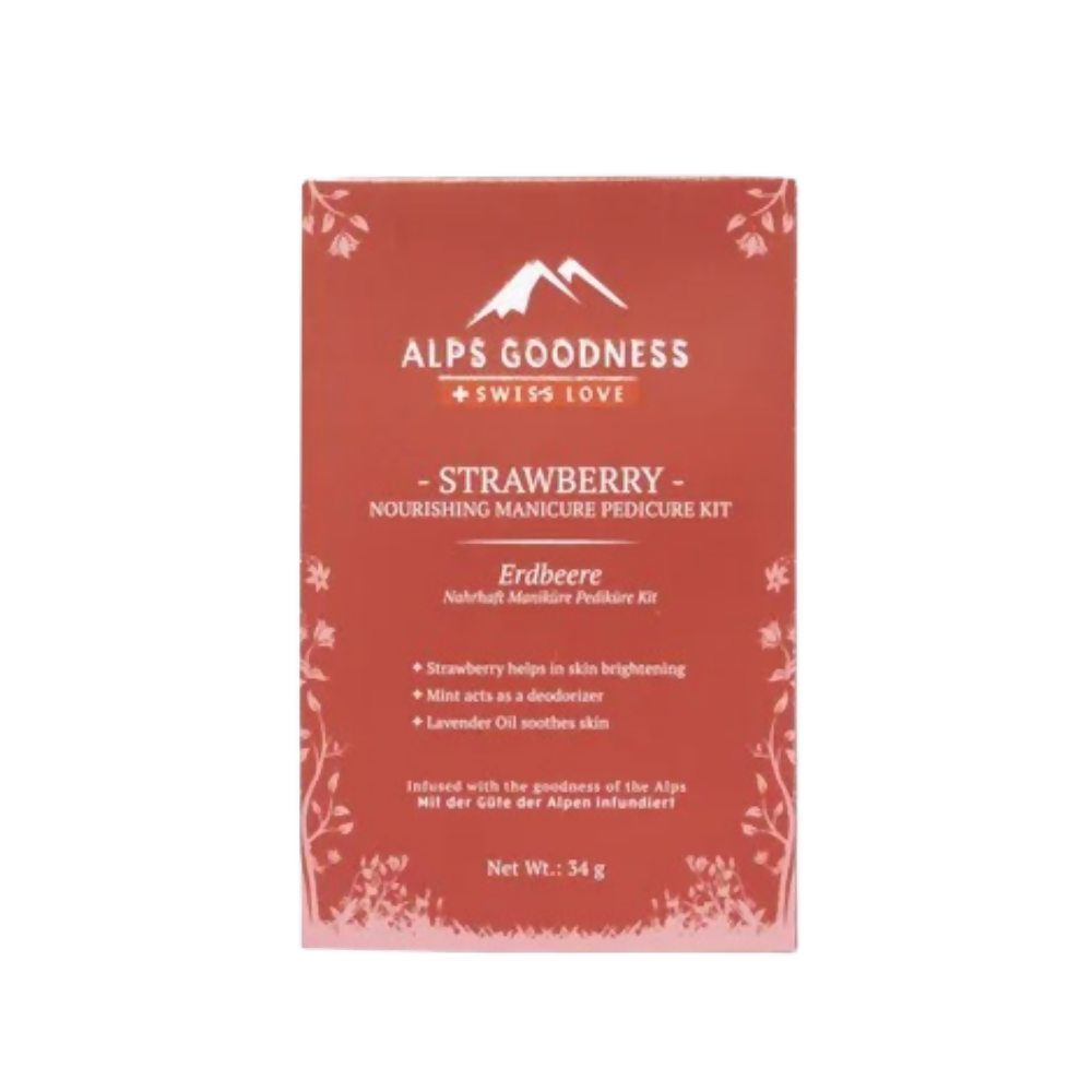 Alps Goodness Strawberry Nourishing Manicure Pedicure Kit | Grocsy