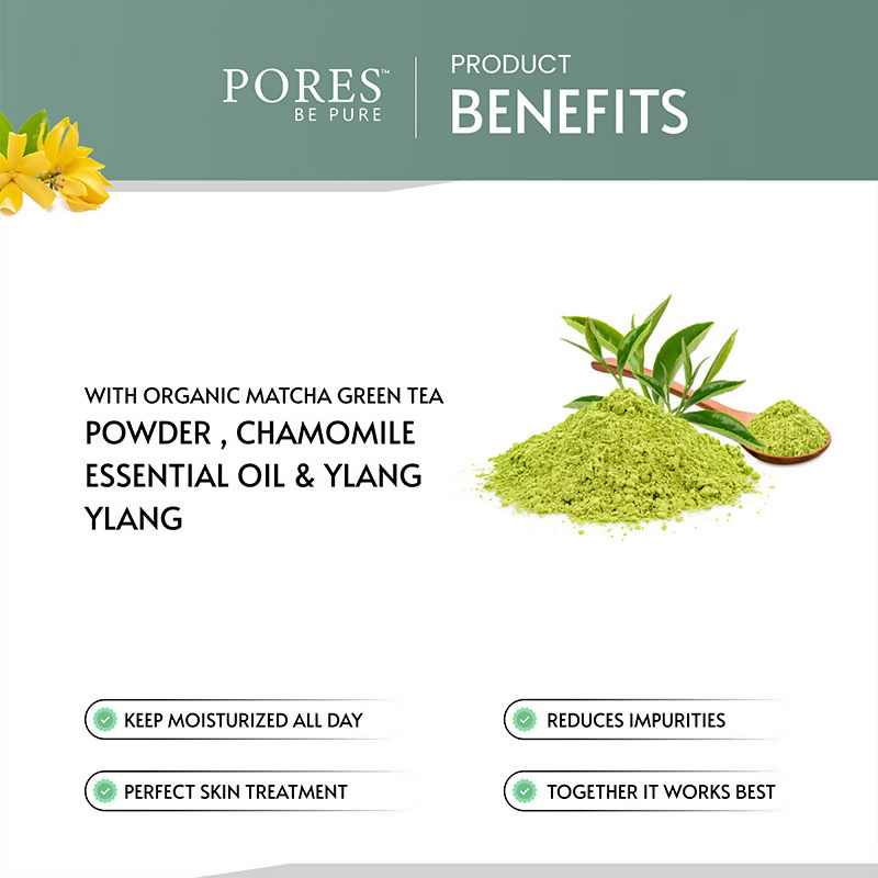 Pores Be Pure Matcha Green Tea Face Toner | Grocsy