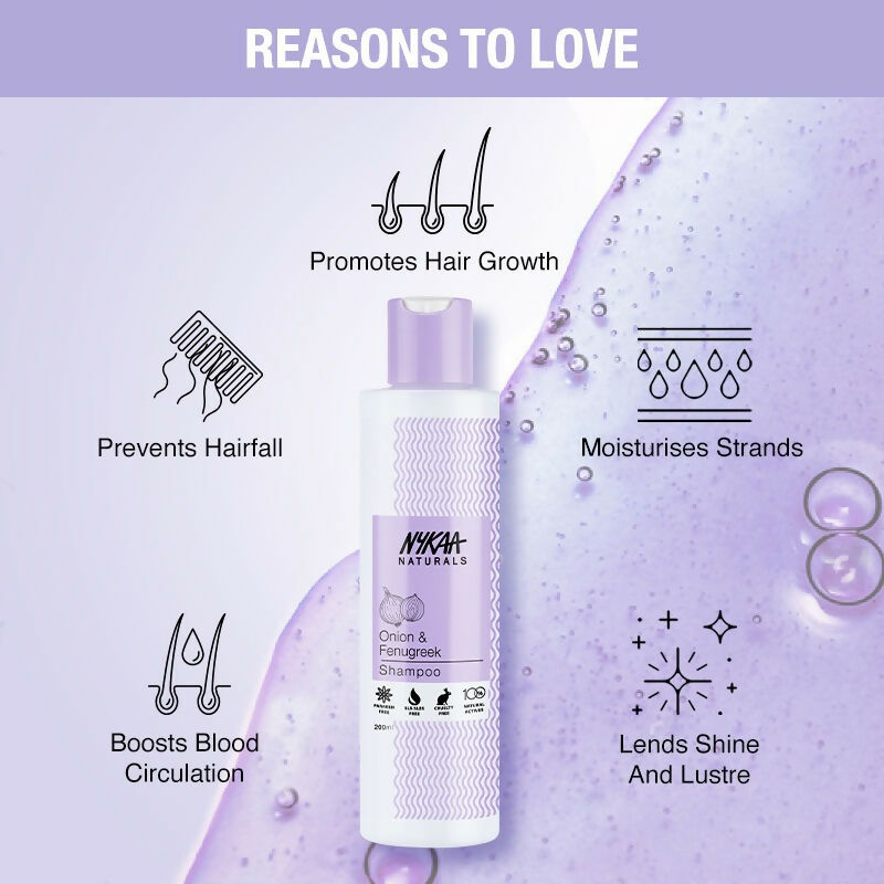 Nykaa Naturals Hair Growth Shampoo | Grocsy