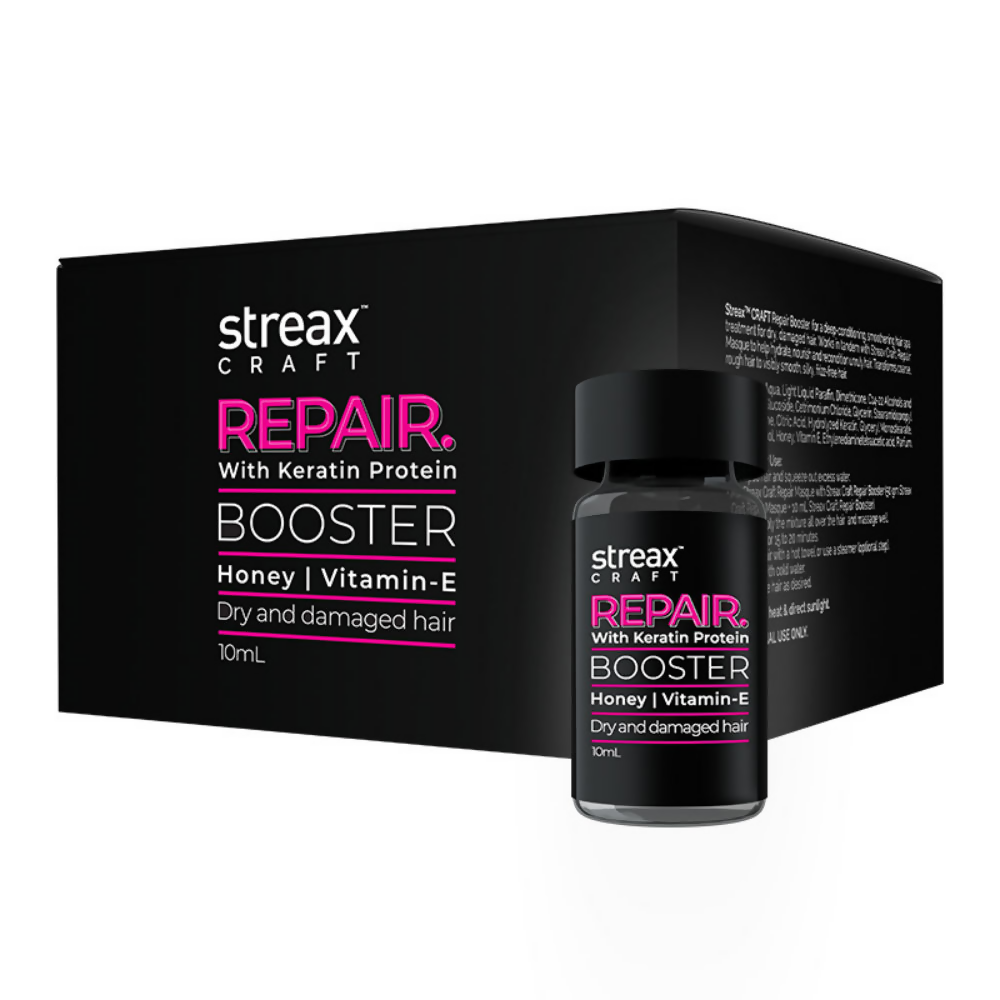 Streax Craft Repair Booster - For Dry & Damaged Hair Repair With Keratin Protein | Grocsy