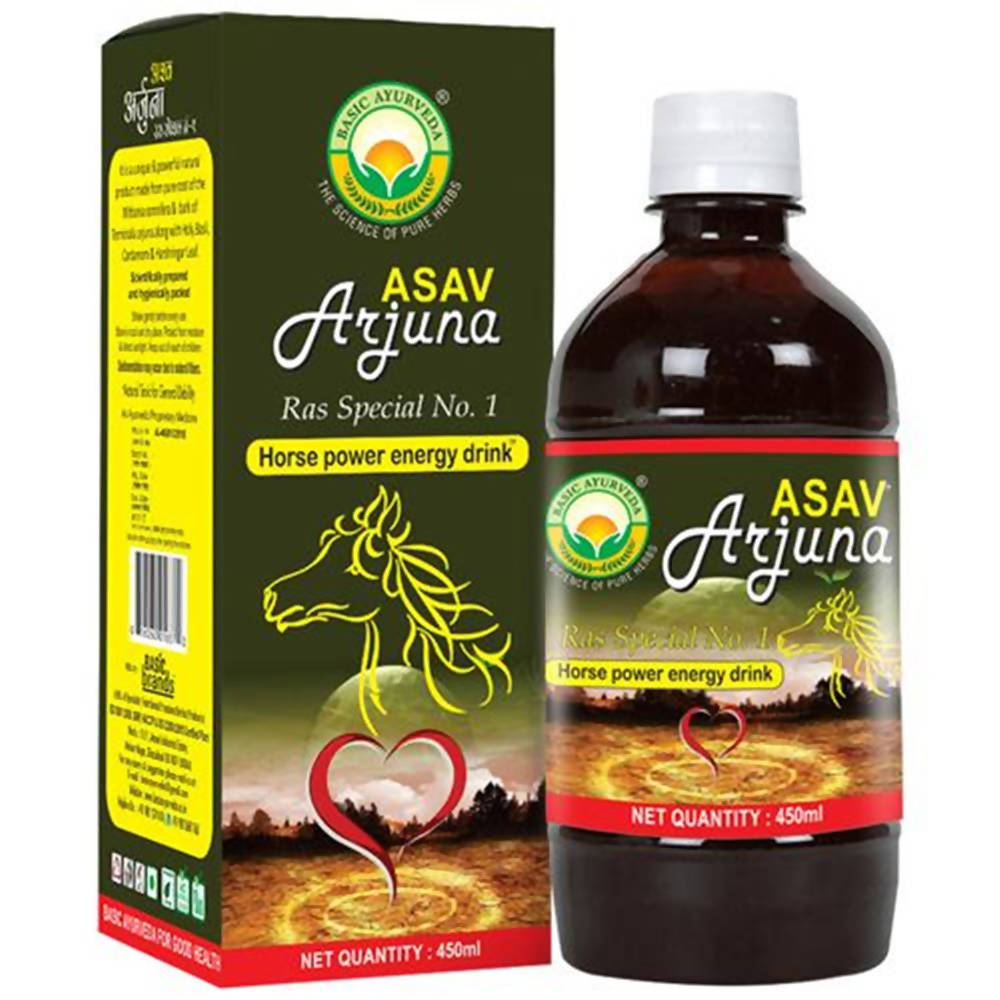 Basic Ayurveda Asav Arjuna Ras Special No.1 Horse Power Energy Drink | Grocsy