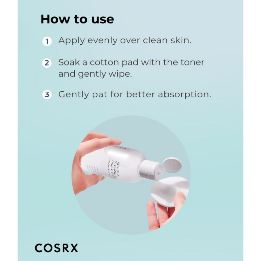 Cosrx Refresh AHA BHA Vitamin C Daily Toner | Grocsy