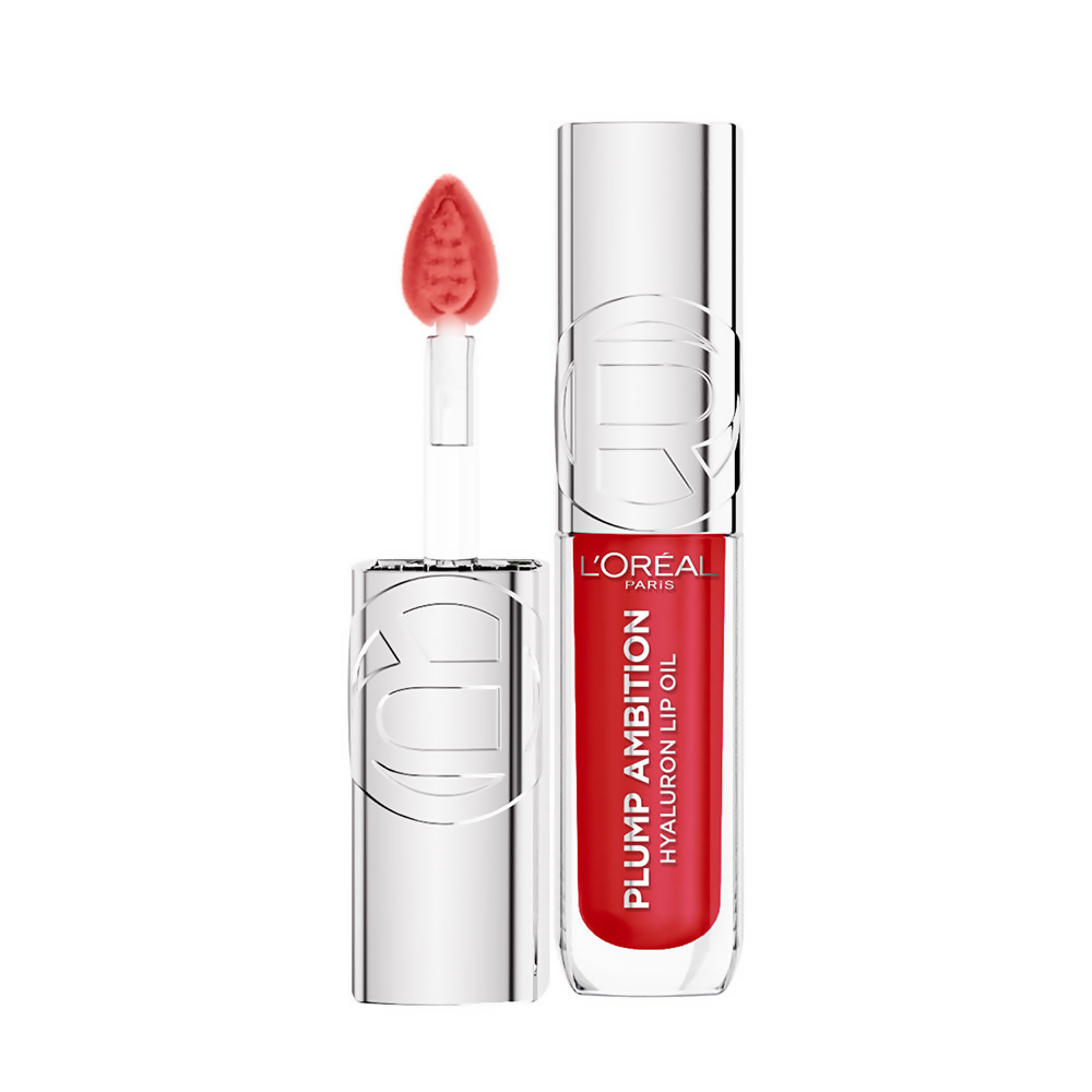 L'Oreal Paris Plump Ambition Hyaluron Lip Oil - 380 Rouge In Love | Grocsy
