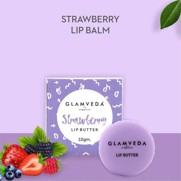 Glamveda Strawberry Lip Balm | Grocsy