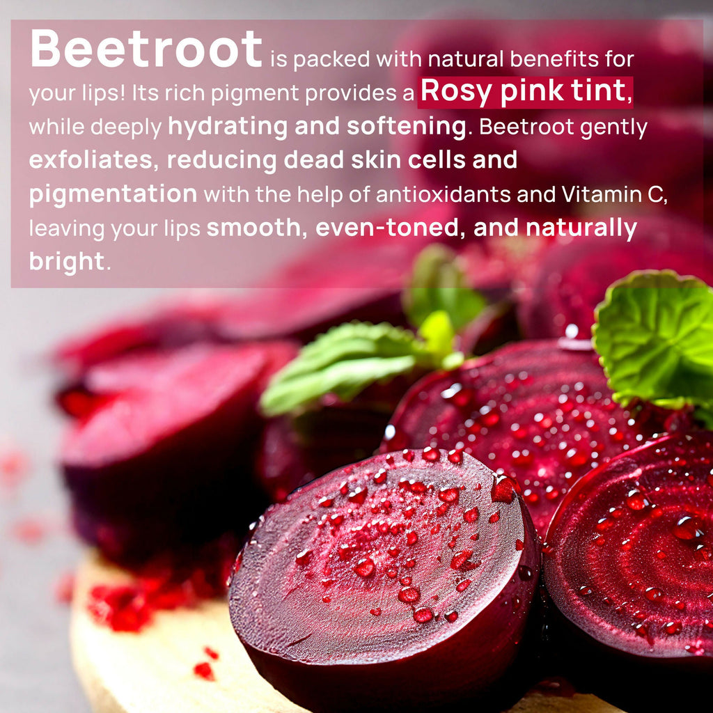 Good Vibes Beetroot Plumping Lip Balm - Reduces Pigmentation, Perfectly Tinted Lips | Grocsy