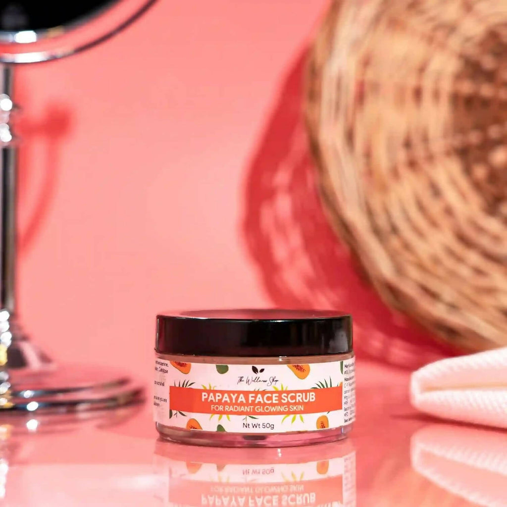 The Wellness Shop Papaya Face Scrub | Grocsy