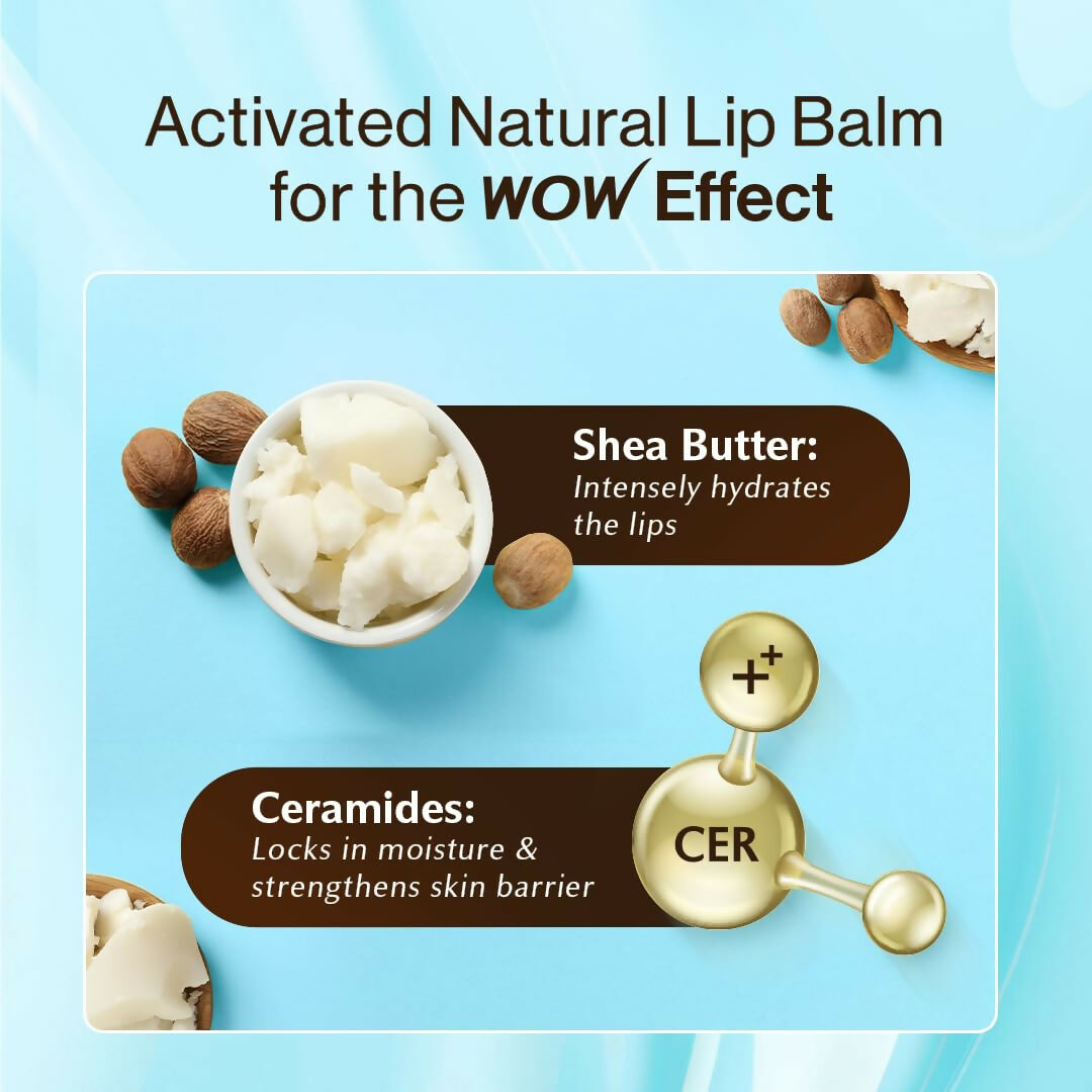 WOW Skin Science Shea Butter Nourishing Lip Balm SPF 30 with Ceramides | Grocsy