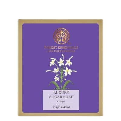 Forest Essentials Luxury Sugar Soap Parijat | Grocsy