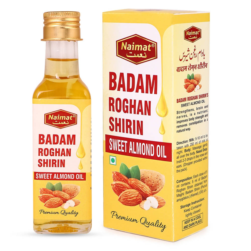Naimat Badaam Roghan Shirin Sweet Almond Oil | Grocsy