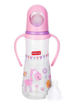 Babyhug Bubble Anti-Colic Sterilizable Feeding Bottle With Handles Pink | Grocsy