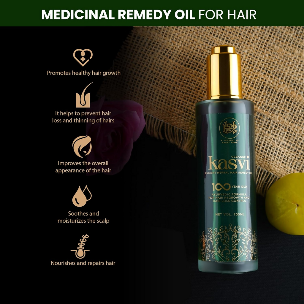 Cleanse Ayurveda Cleanse Kasvi Herbal Hair Oil | Grocsy